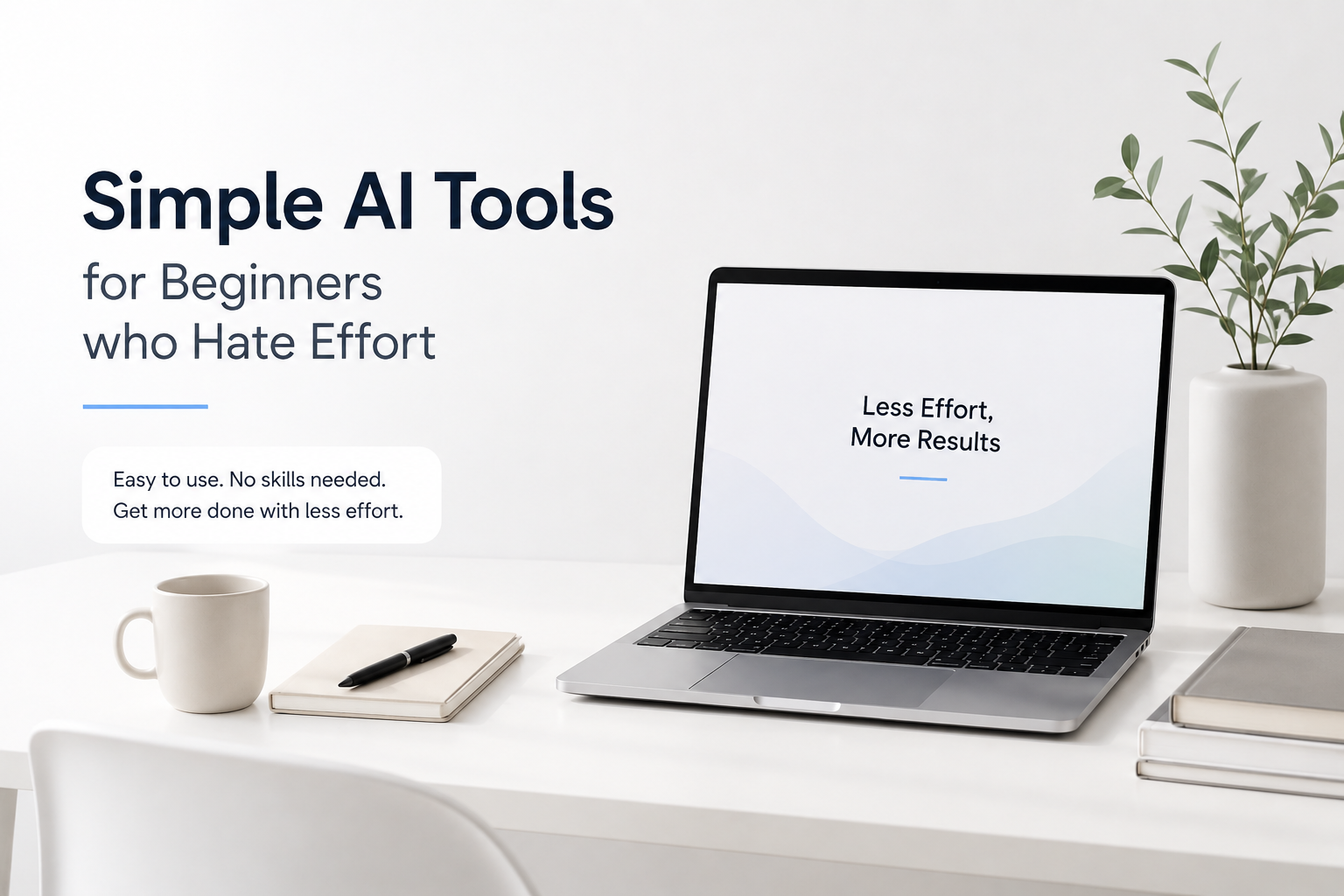 Simple AI Tools for Beginners Who Hate Effort