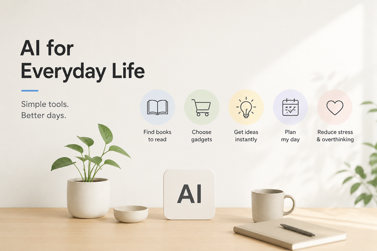 Easy AI Tools for Everyday Life (Not Just Work)